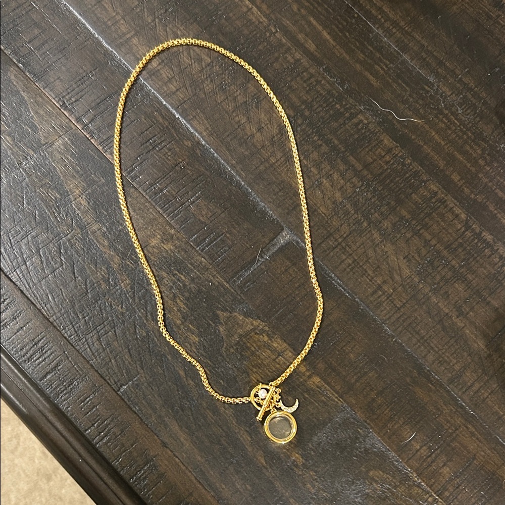 Origami Owl Gold Necklace with Charm